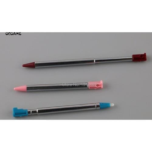 10pcs High quality Metal Retractable Extendable Touch Screen Stylus Pen for 3DS