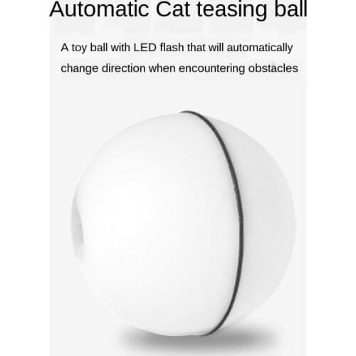 Explosive Pet Jumping Ball Electric Pet LED Rolling Flash Ball Funny Toy Home Pet Dog Cat Interactive Laser Ball Light Toys
