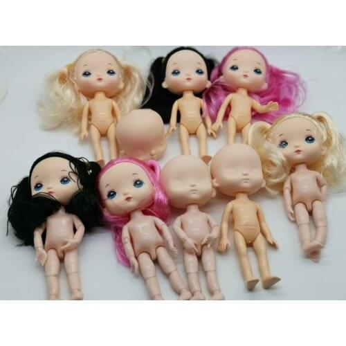 16CM dolls like HOLA dolls ,face can DIY ,nude doll No clothes