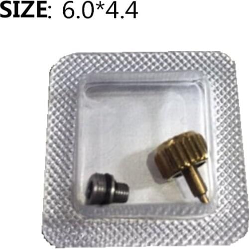 Watch head accessories ETA3135 movement accessories mens thick tube head all steel outer lock head crown time button