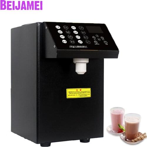 BEIJAMEI Milk tea 16 grid Fructose Quantitative Machine, Automatic Fructose syrup dispenser For making Bubble Tea