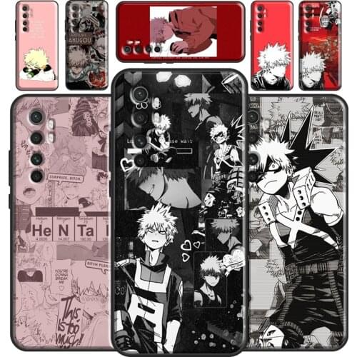 Bakugou katsuki aesthetic anime Phone Case For Xiaomi Mi 11 Lite 9 10 9T 10T Pro POCO X3 M3 Pro F3 Mi 11 Ultra Back Cover