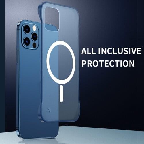 Luxury Ultra-thin Matte Shockproof Magsafe Wireless Charging Magnetic Phone Case For iPhone 12 11 Pro Max Mini Back Cover