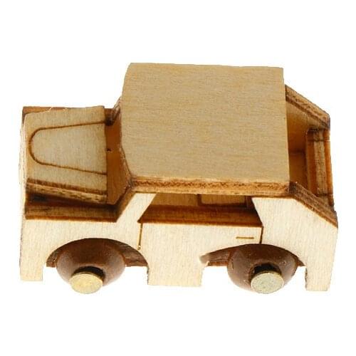 Wooden Music Box Wind Up Toy Birthday Holiday Present - Blue Castle