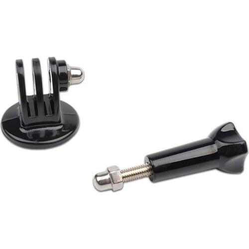For Gopro Tripod Mount Monopod Adapter for Gopro Hero 4 3+ 3 2 1 Sjcam SJ4000 Xiaomi Yi Action Camera Stand Thumb Bolt Nut