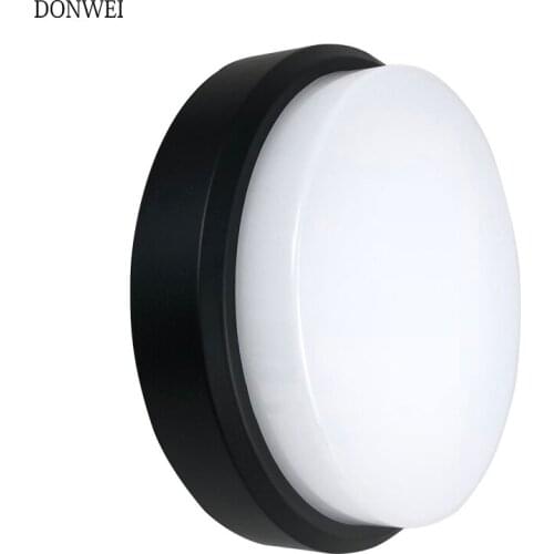 DONWEI Kitchen Foyer LED Ceiling Lights 220V 12W 15W High Bright IP65 Waterproof Bathroom Corridor Lamp Surface Mounted Lighting