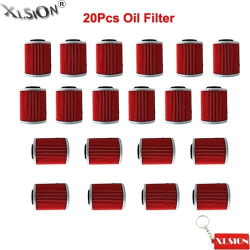 XLSION 20Pcs Oil Filters For CAN-AM OUTLANDER MAX 400 500 650 800 800R 1000R MAX 400 650 800 SL1000 DS650 ETV1000