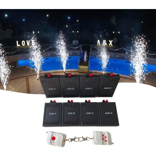 A08 8 Channel Wireless Remote Control Celebration Balloon Igniter Mini Fireworks Fire Device Machine For Wedding