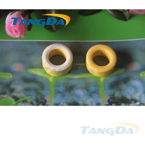 Tangda Iron Power Cores inductor T50-26B 12.7*7.7*6.3 mm yellow/white coated ferrite ring core filtering