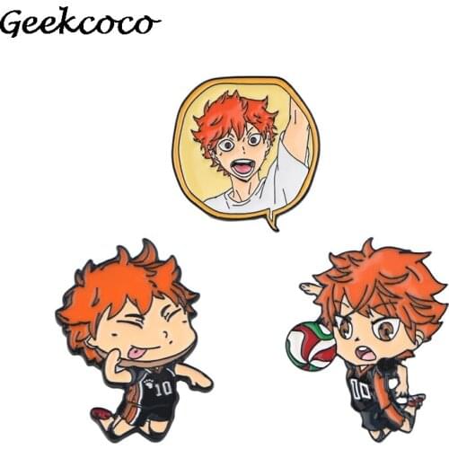 J2251 Anime Brooch Metal Badge Icon on The Backpack Pin Brooches for Clothing Jewelry Gift