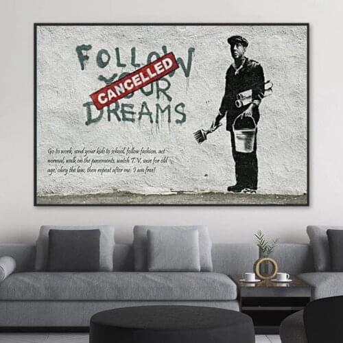 Modern Street Graffiti Life Is Short Chill The Duck Out Canvas Painting Art Banksy Artwork Picture Wall Poster Home Decoration