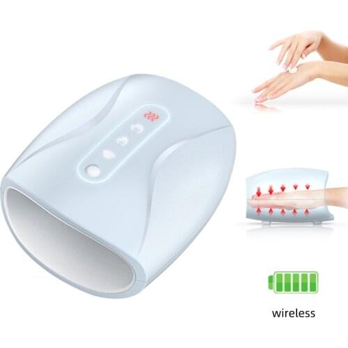 Airbag Compression Cycle Hand Massager Portable Rechargeable Massager Hand Decompression Physiotherapy Relaxation Massager