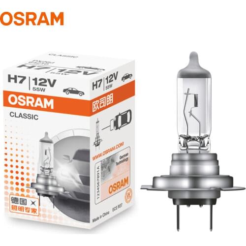 OSRAM H7 12V 55W PX26d 3200K 64210 Original Line Bulb Standard Headlight Car Halogen Lamp For BMW Audi Made In China,1X