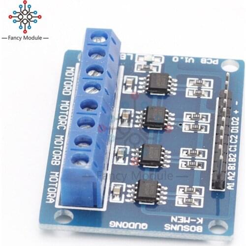 H-bridge Stepper Motor Driver Board L9110 4-Way 4 Channel H Bridge DC Motor L9110 Drive Module for Arduino