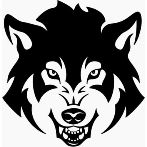 Strong Animal Wolf Vinyl Decal Car Sticker Art Cartoon Pattern CL567