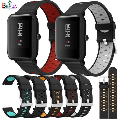 BEHUA Smartwatch Bracelet Watch Strap For Huami Amazfit Bip youth / BIP lite / GTS 20MM Replacement silicone watchBand Bracelet