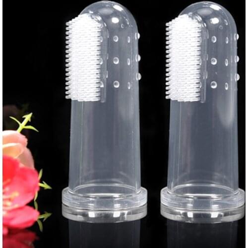 Rubber Pet Finger Toothbrush Environmentally Friendly Silicone Gloves Cat Dog Teeth Cleaning Toy Pet Supplies Safe And Non-toxic