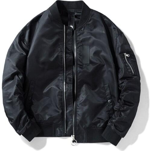 Military Outwear Autumn Winter Mens Cotton Padded Pilot Army Bomber Coat Casual Baseball Varsity Jackets