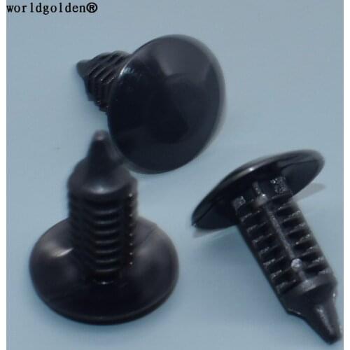 Worldgolden 100pcs auto fasteners Trim Panel Retainer for GM 21094146; Chrysler 6501301