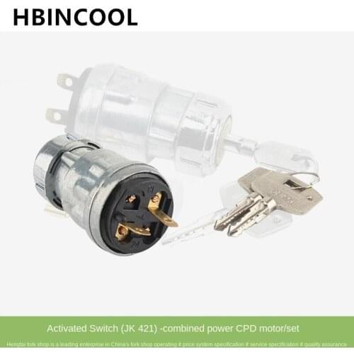 For Forklift parts Forklift Starter Switch Electric Door Lock Preheating Switch Ignition Switch JK421 High Quality Accessories