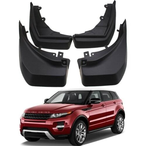 4pcs Molded Car Mudflaps Front Rear Mudguards Mud Flaps Guards For Range Rover Evoque pure Prestige 2012-2018 Splash Guards