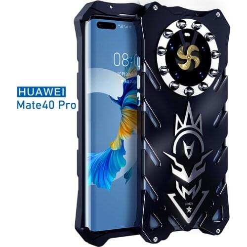 Aluminum Armor Thor Case For Huawei Mate 40 Pro Plus Mate40 Pro+ Case Cover The Flash Iron Man Phone Protective Shell Skin Bag