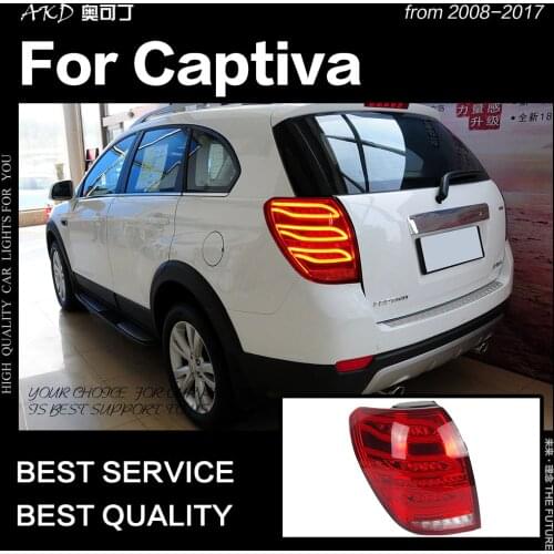AKD Car Styling for Chevrolet Captiva Tail Lights 2008-2017 Captiva LED Tail Lamp LED DRL Signal Brake Reverse auto Accessories