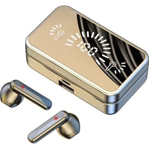 S20 Wireless 5.0 Earphones Stereo Sports Waterproof Wireless Earphones Mirror Digital Display 2000mAh Charging Box Earphones