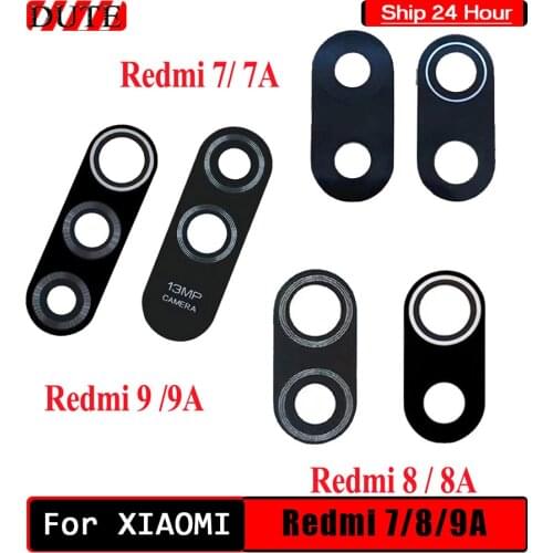 For Xiaomi Redmi 6 7 8 9 Rear Camera Lens Back Main Camera Glass Cover For Redmi 6A 7A 8A 9A Camera Lens Replacement Parts