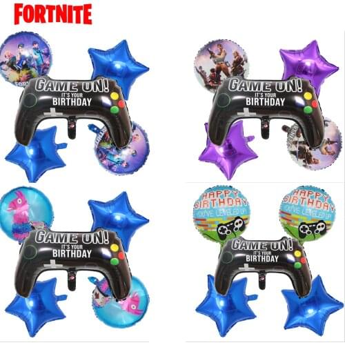 Fortnite Balloons Game Balloon Fortress Night Inflatable Pinata Theme Party Number Birthday Party Decoration Kid Boy Air Balloon