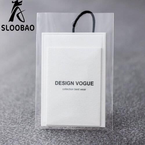 Customized Printed brand name hang tags with Specialty paper for garment clothes/shoes/bags/Clothing tags/label with opp bag