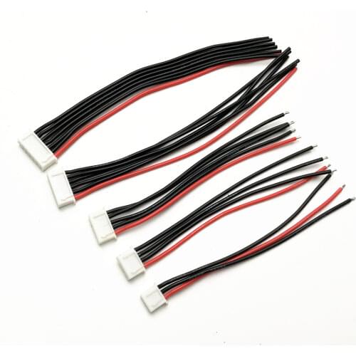 10PCS Balance Charger Cable 22AWG 100mm 150mm 2S 3S 4S 5S 6S for RC Model Lipo Battery Charger IMAX B3 B6 Drones DIY Parts