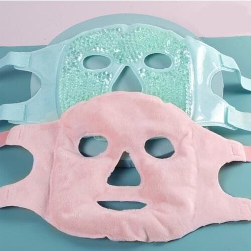 Ice Gel Eye Face Mask Hot Cold Therapy Sleep Mask for Migraines,Headache,Sinus Pain,Puffy Eyes,Dark Circles Skin Care Tool