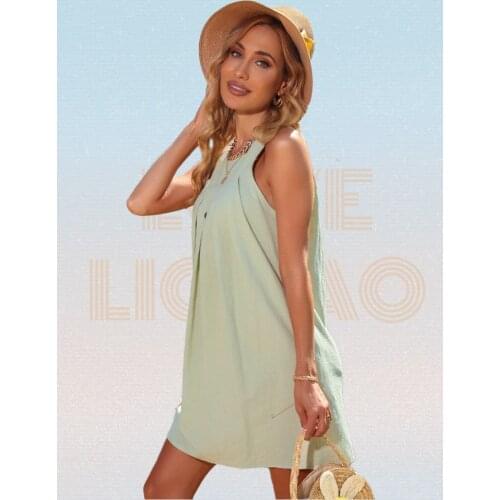 Sleeveless Summer Dresses LOVE LICHAO China