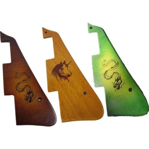 1pcs Hand made solid wood Guitar (Maple) pickguard #2493