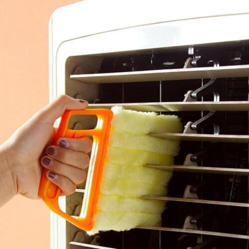 Wonderlife 7 Finger Dusting Cleaner Tool Useful Microfiber Window brush air Conditioner cleaner with washable venetian blind