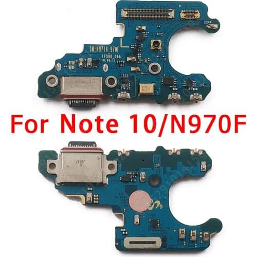 Original USB Charge Board for Samsung Galaxy Note 10 Note10 N970 Charging Port PCB Dock Connector Flex Replacement Spare Parts