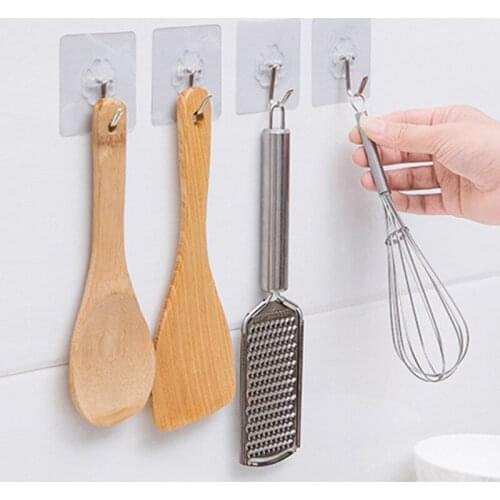 Suction Cup Load-bearing Non-mark Wall Hook Wall Hanging Hole-free Clothes Hook Sticky Nail Rack Strong Viscose Glue Hook