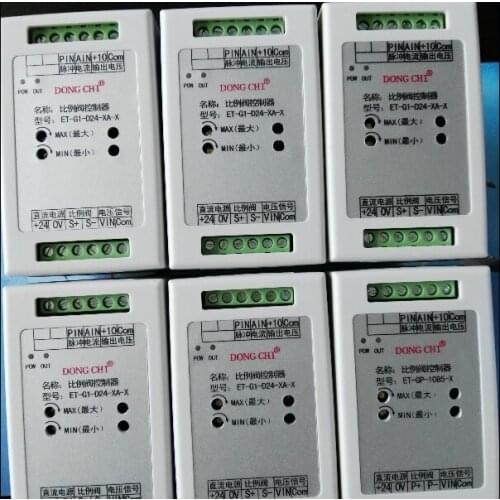 Proportional Valve Controller ET-G1-D24-XA-X Is Suitable for Single Proportional Valve Relief Valve