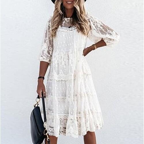 PYL Long Sleeve Summer Dresses