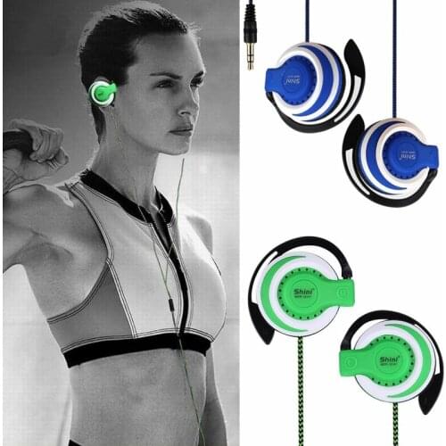 ZUIDID Multi-Color Ear-Hook Wired Stereo Earphones Music Sports Games Leisure Lightweight Earphones Sound Insulation
