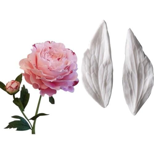 Peony Leaf Petals Silicone Mold Fondant Mould Cake Decorating Tools Chocolate Gumpaste Mold, Sugarcraft, Kitchen Accessories