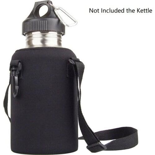 Water Bottle Bag Case Holder Insulated Bag Pouch Outdoor Camping Hiking Travel Drink Bottle Carrier with Shoulder Strap