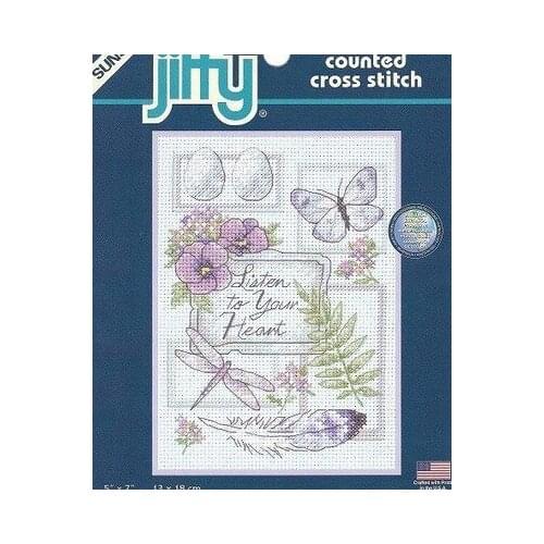 Top Birthday cross stitch kit Animal cotton thread Love lock canvas stitching embroidery DIM-16731Listen