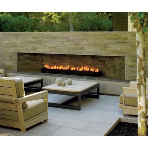 On sale 62 inch home fireplaces with ethanol burner outside fireplace