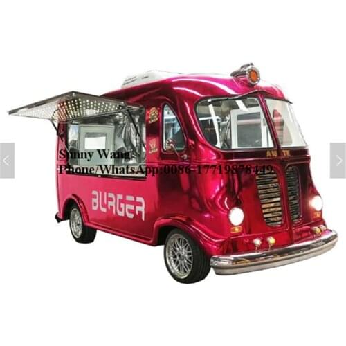 Vintage Mini Electric Food Truck Fast Van for Sale Ice Cream Kiosk
