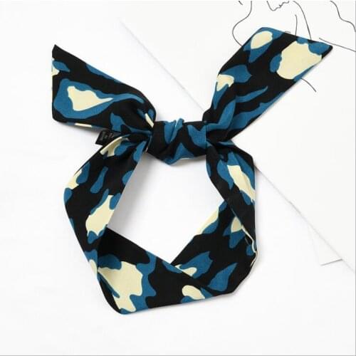 Yishine 5x90cm Women Multifunction Polyester Scarf Sexy Leopard Prints Chiffon Long Wraps Scarves Shawl Bag Handkerch Decoration