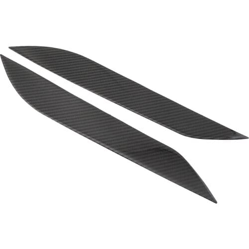 2Pcs Front Bumper Fins Adhesive Exterior Lip Splitter Protector Body Spoiler