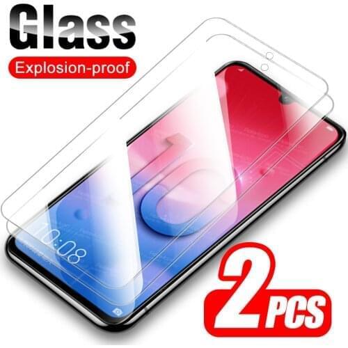 2pcs protective Glass For Huawei Honor 10 Lite Glass On Xonor Honer 10i 10X Light Honor10 i x 10Lite Screen Protector Cover Film
