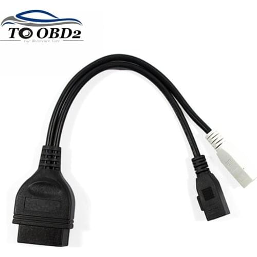 2x2Pin Connector to OBD2 16Pin For AUDI for VAG Series For AUDI 2x2 KKL 2P+2P to 16 Pin OBDII OBD2 Diagnostic Adaptor